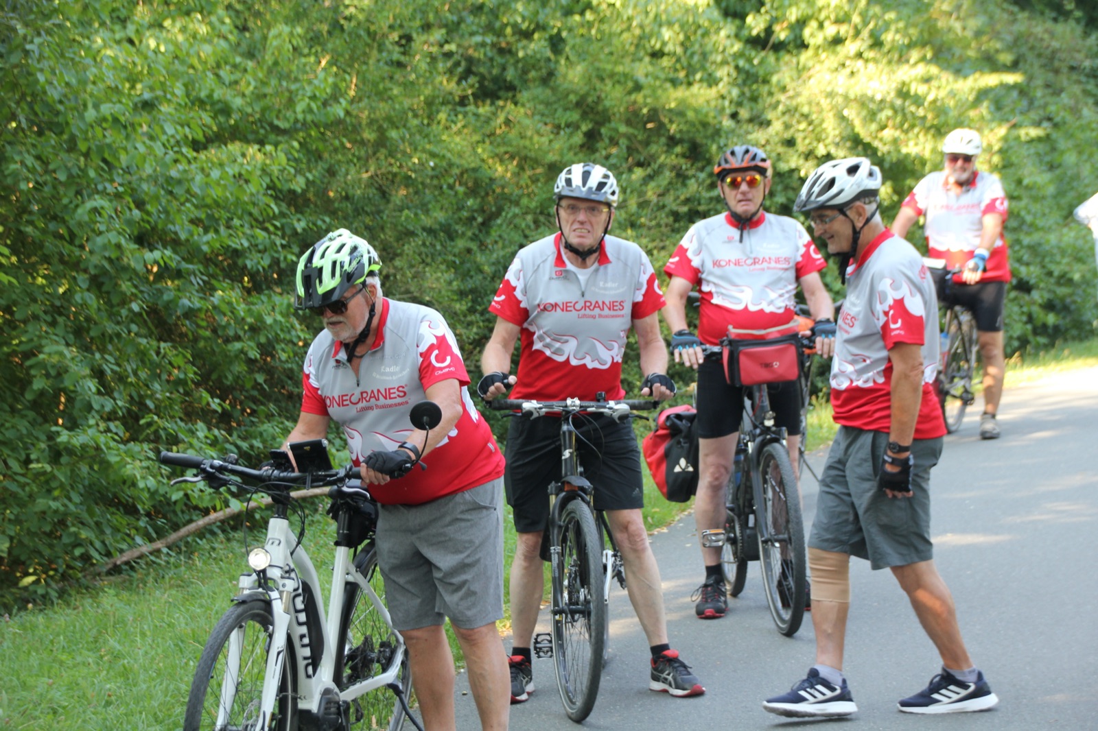 Impression der Fünf-Flüsse-Radtour 2020 in Bayern